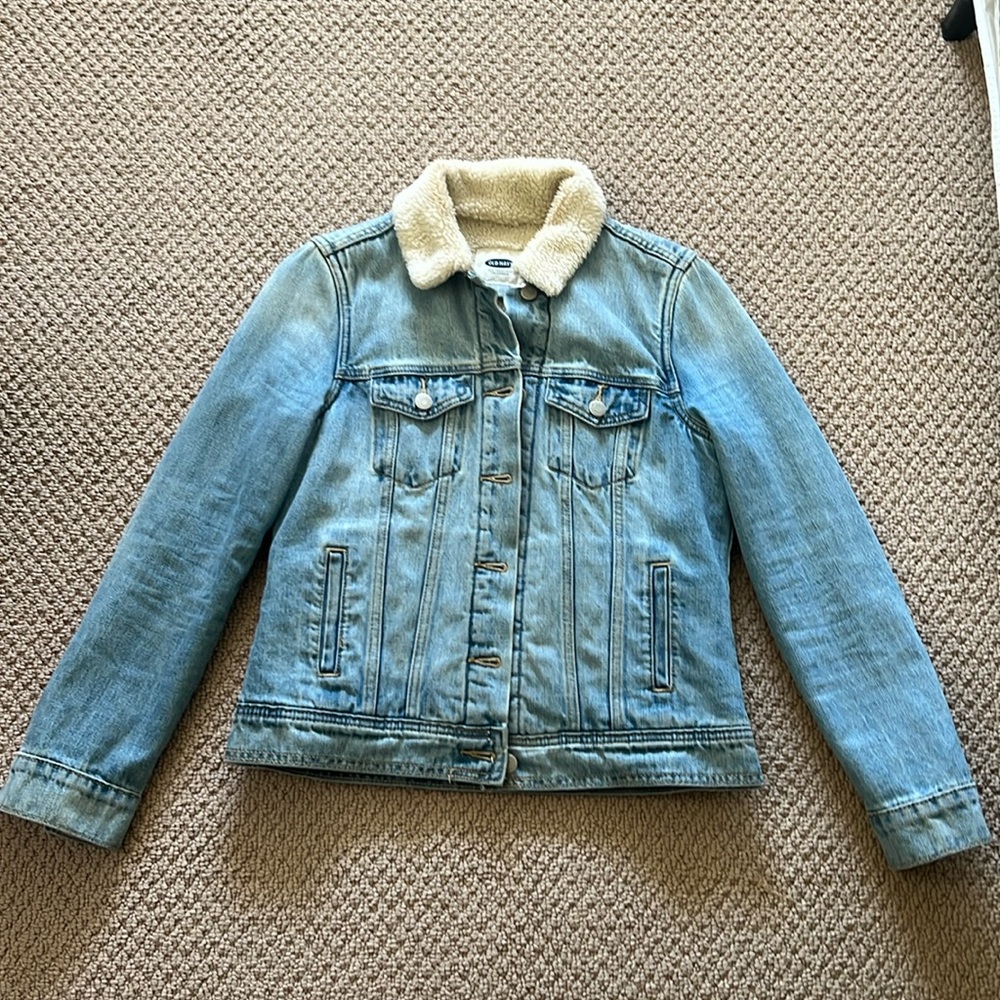 Sherpa Jean Jacket - Small
